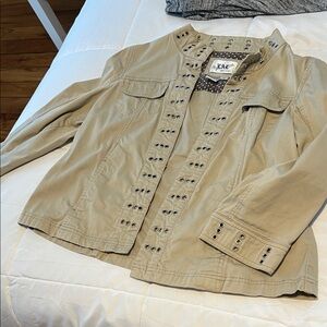 Studded khaki Jacket PL